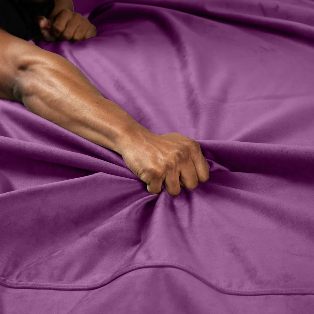 Liberator Splashproof Passion Purple Throw Blanket (Mini, Travel and Regular Queen Sizes)