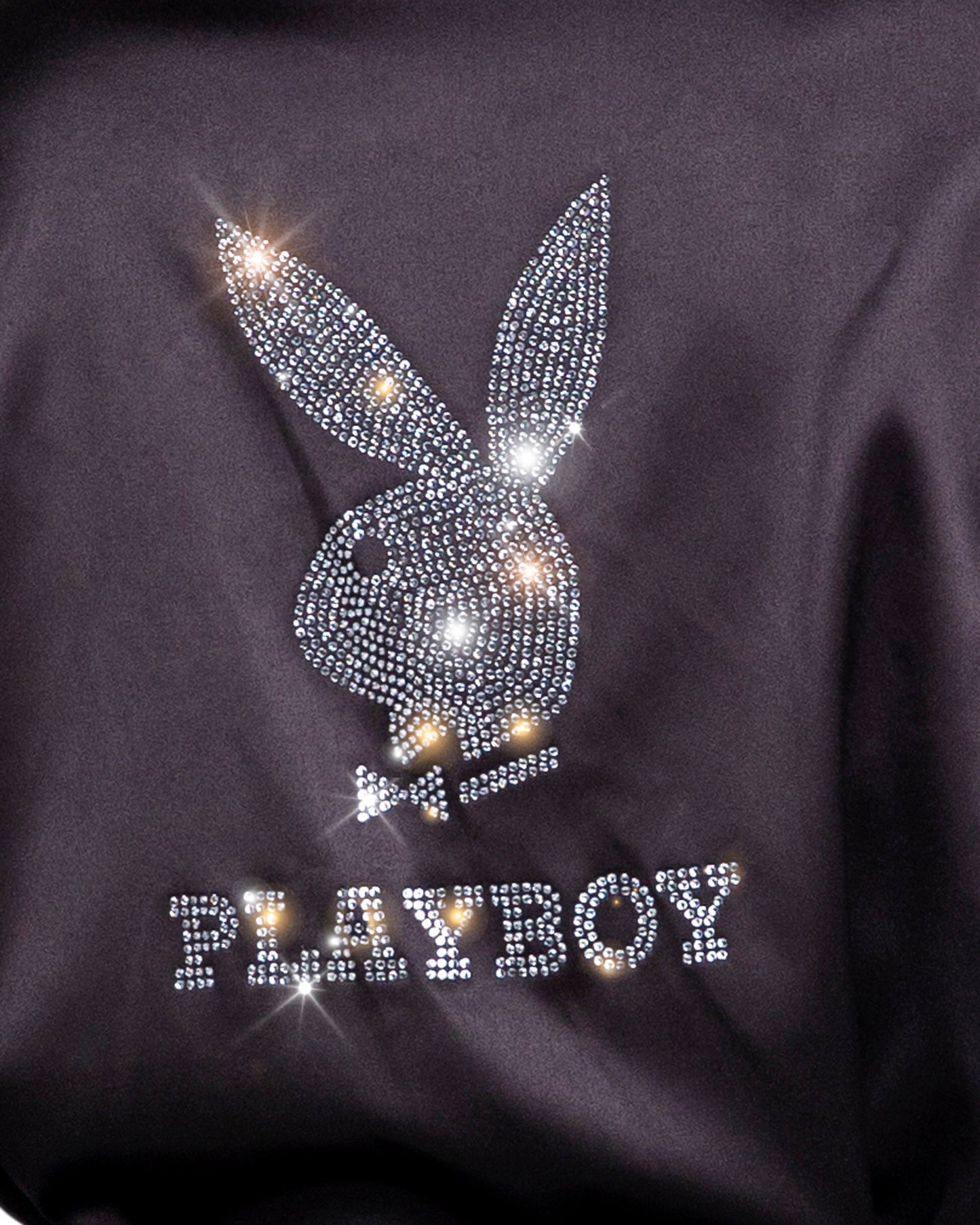 Radiant Glamour: Playboy Crystal Bunny Robe