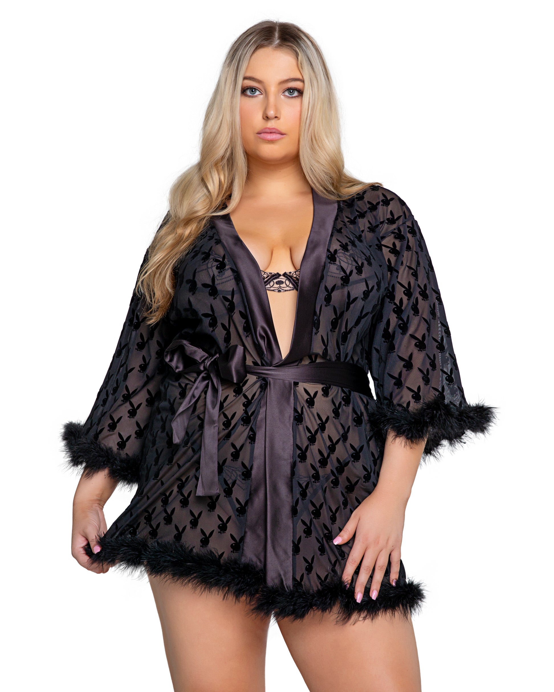 Voluptuous Nocturnal Temptation Playboy Robe