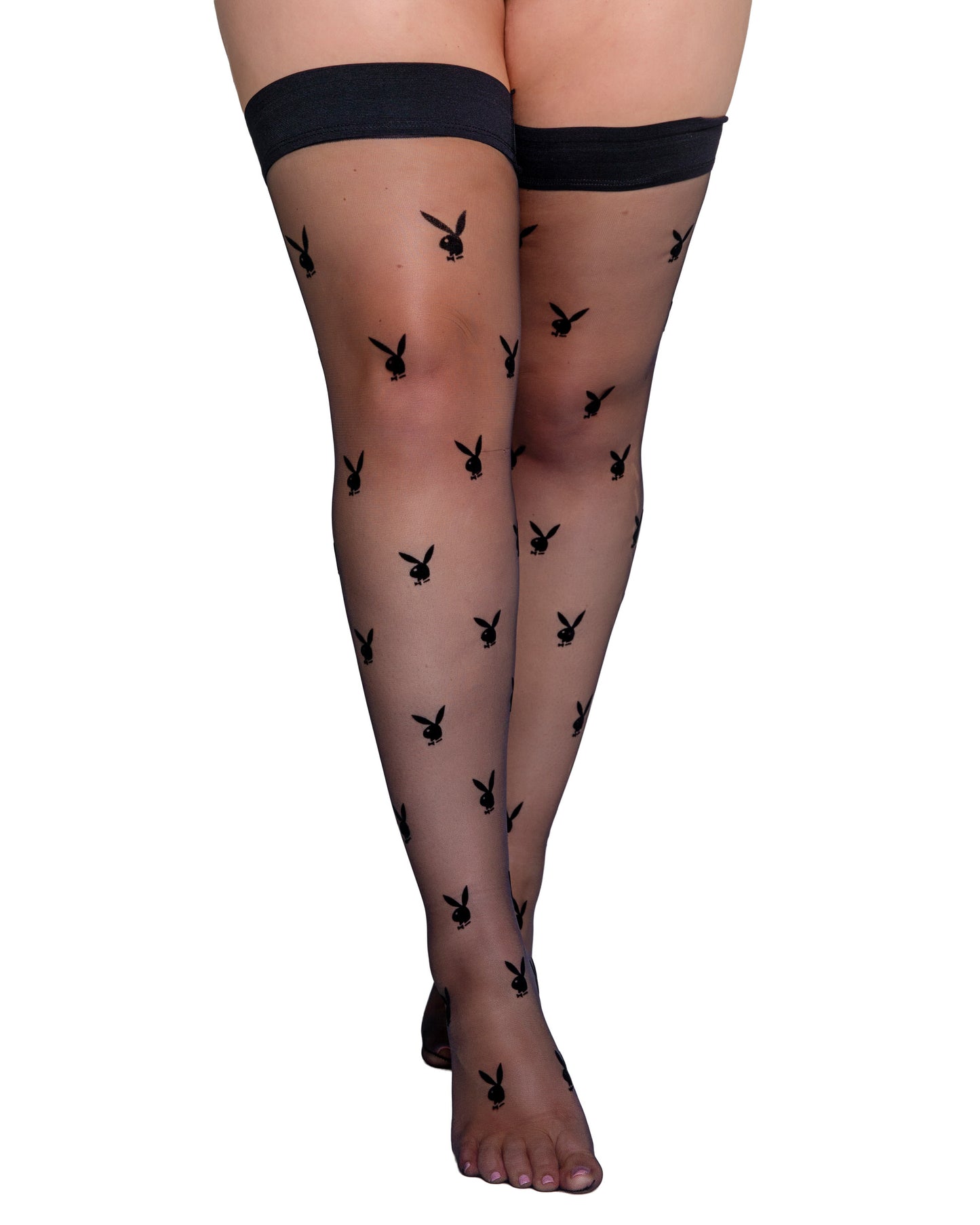 Playboy Bunny Noir Sheer Stockings