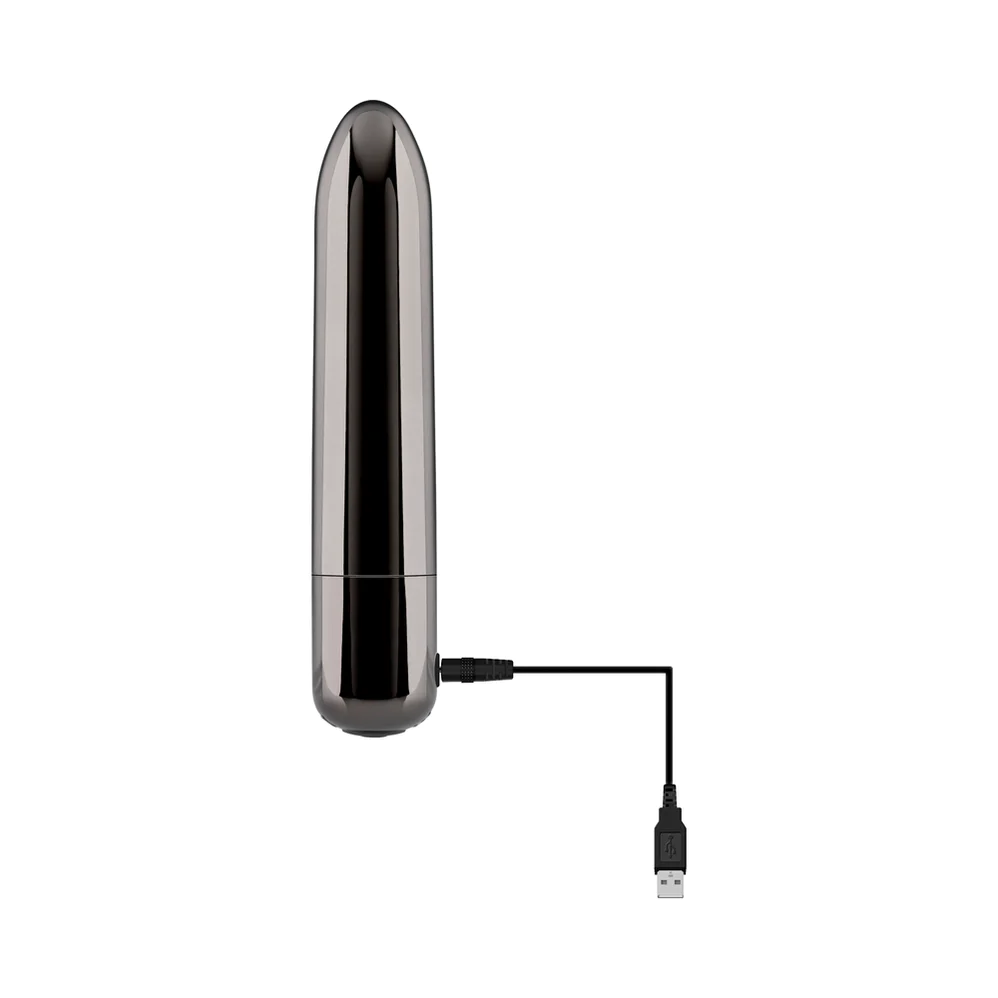 Revitalized Bliss Rechargeable Bullet Vibrator Midnight Chrome